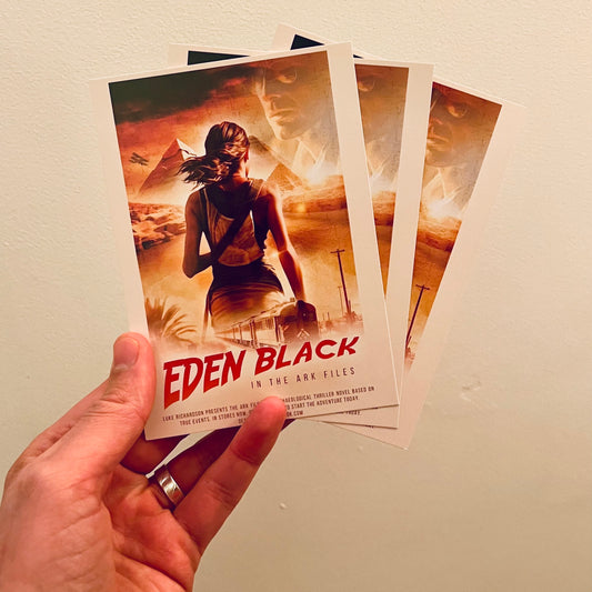 Eden Black Movie Poster signed postcard